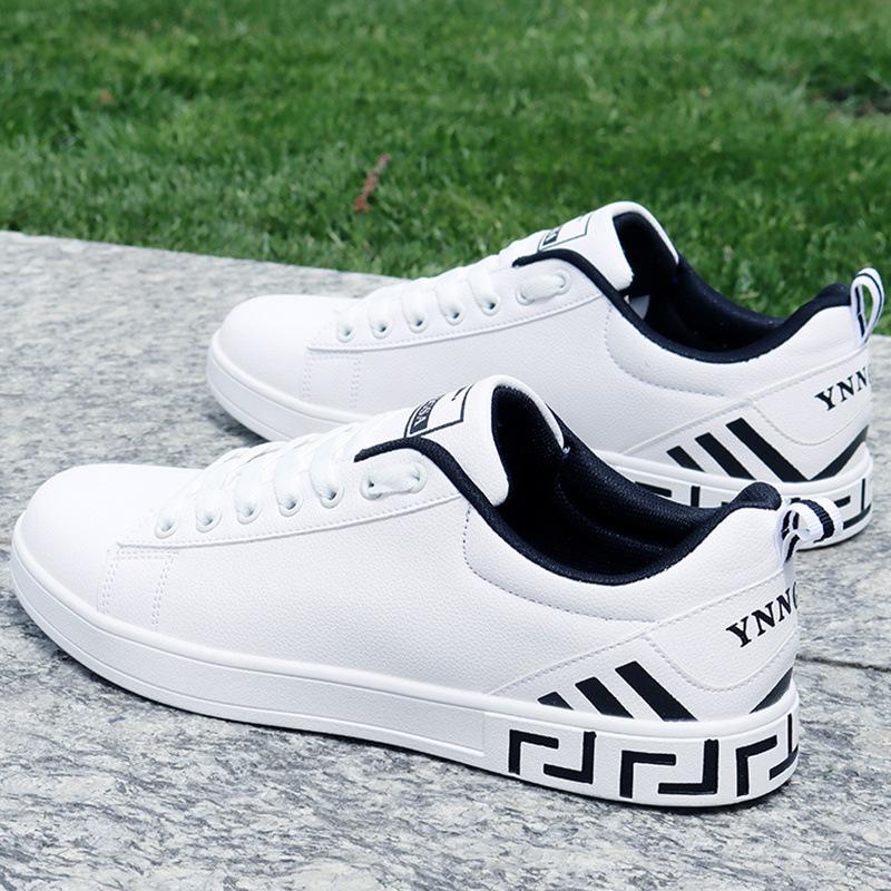 Pantofi bărbați 2025 primăvară impermeabili pantofi albi mici versiune coreeană pantofi sport și de agrement versiune coreeană pantofi de bord la modă versatili antiderapanți