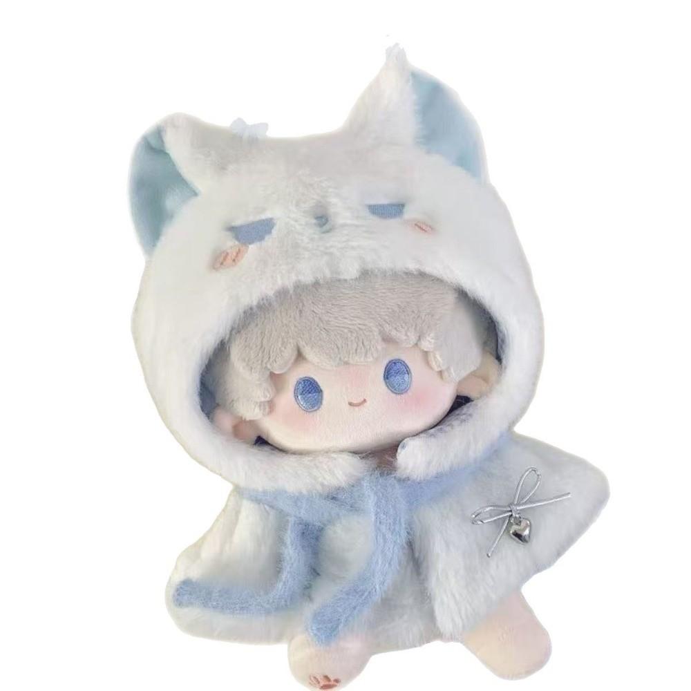 Doll Fashion 10cm Cloak Blue Color Doll Outfit Soft Doll Accessories Children's Gift