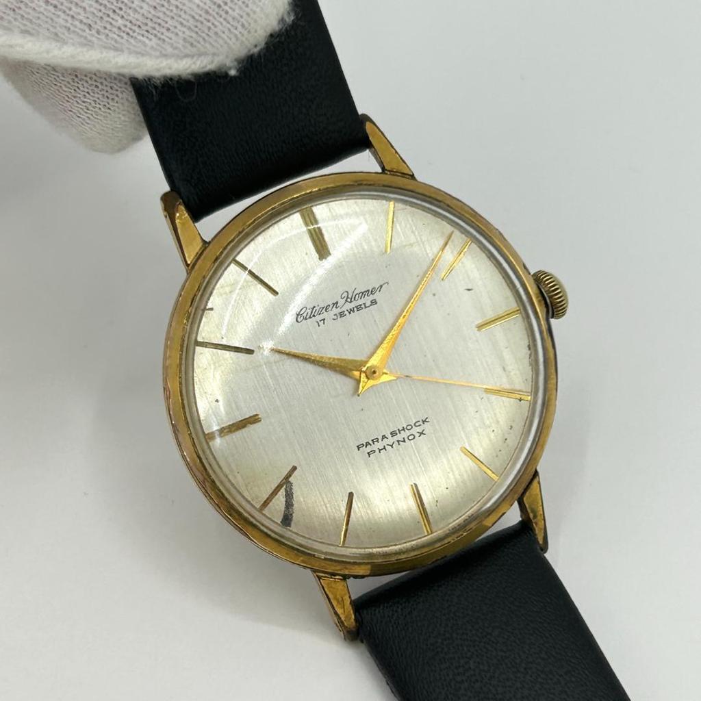 Used CITIZEN Homer 17 Jewels Manual Wind Vintage Men's Watch