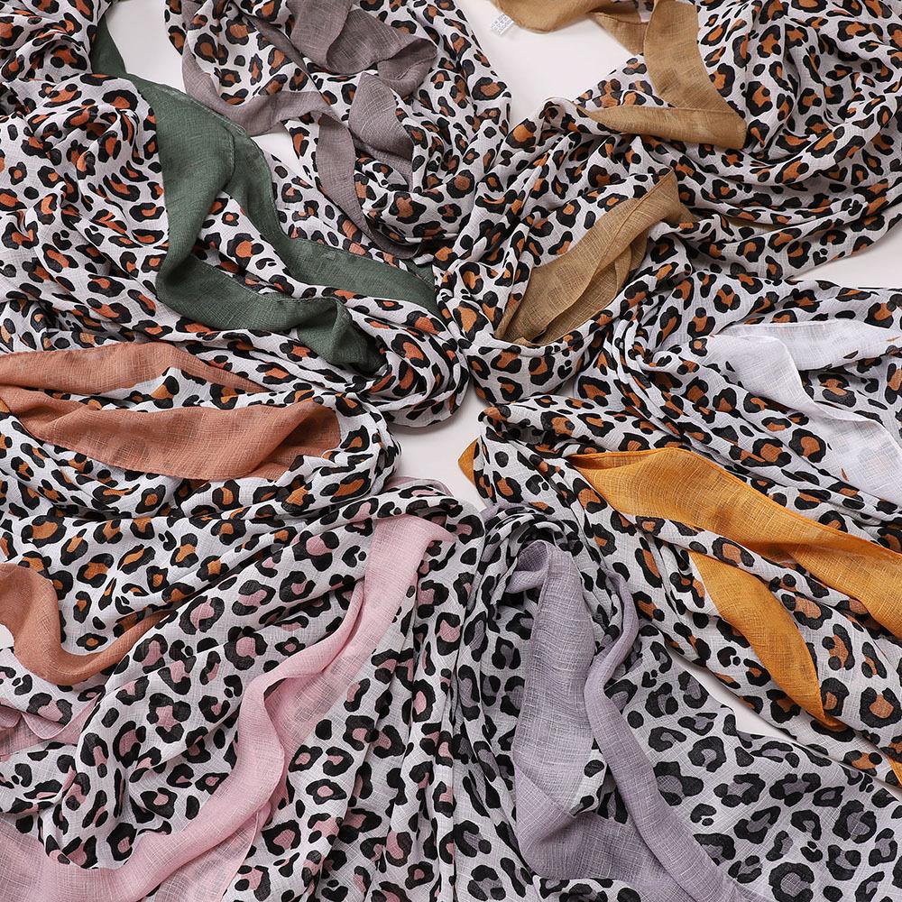 Malaysia Indonesia leopard print headscarf, women's fashion headscarf