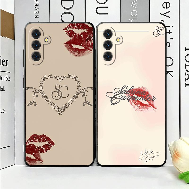 CR66 S-Sabrina C-Carpenter Zachte Telefoonhoes voor Samsung A17 A37 A57 A16 A26 A36 A56 A15 A25 A35 A55 A14 A24 A34 A54 A13 A23 A33 A