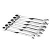 X Pattern Quick Ratchet Wrench: Labor-Saving, Angled Handle, Double-Head Design with Flower Head and Open-End Features