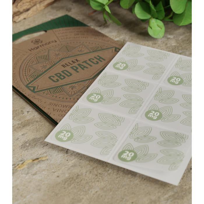 CBD Patch - Painkillers and Muscle Relief - 6 Patches of 20mg 2 Packs