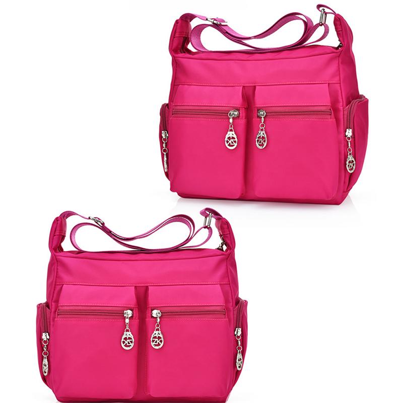 Buy Lightweight Multi Pocket Crossbody Bag Water Resistant Travel Handbag With Adjustable