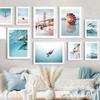 Beach Posters And Prints Canvas Painting Nordic Wall Art Pictures For Living Room Home Decor Ocean Landscape Dolphin Shell