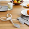 Stainless Steel Food Tongs Scissor Type Non-Slip Grip For Kitchen Cooking Serving Multifunction Bread Egg Towel Cheese