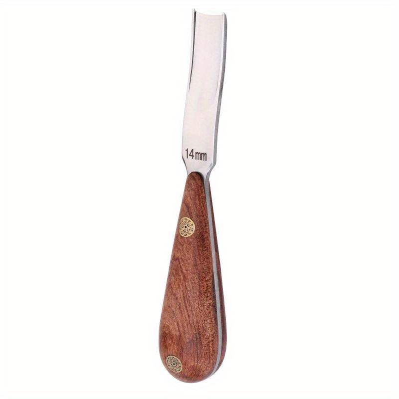 1PC 4-16mm Leather Craft Edge Beveler Skiving Beveling Knife Thinning Pushing Grooving Trench Leathercraft Handwork DIY