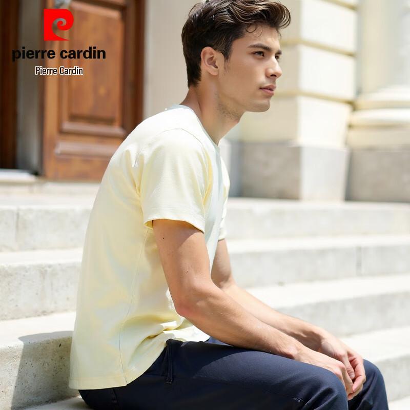 Pierre Cardin Men's Summer Ice Silk Cotton T-Shirt