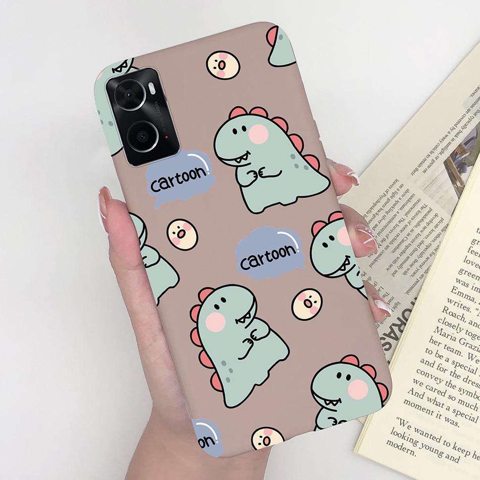 Phone Case For Oppo A96 A97 Cat Monster Soft Matte Silicone Anti Drop Back Cover For Oppo A 96 97 OppoA96 Bumper Funda Coque Bag