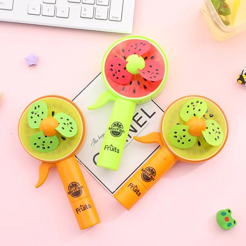 Summer Mini Cartoon for Children Hand Cranked Small Fan Baby Stroller Portable Handheld,and Portable Children's Fan Gift Toy