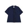 SB SS24 Print Bowler Short-Sleeve Button-Down Skate Top Unisex Tops Midnight-Navy FN2596410