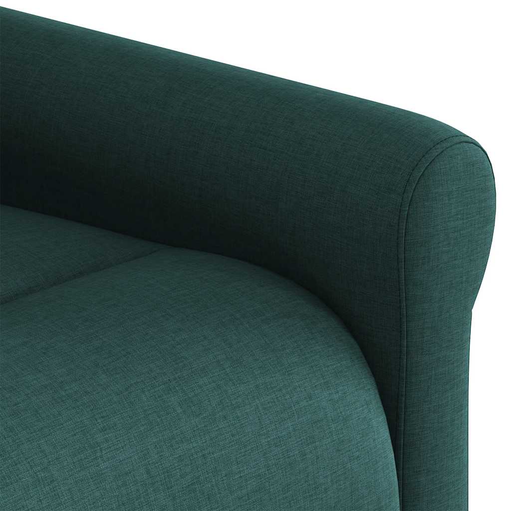 Massage Chair Dark Green Fabric