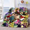 JoJo Anime Lightweight Flannel Blanket Soft Warm Throw Cozy Blanket for Sofa Bed Home Decor -QJY