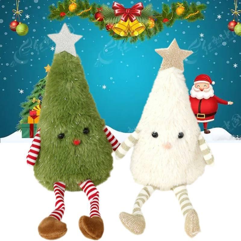 Plush Christmas Tree Toys Cartoon Plants Fill Doll Garnish Ornament Gift Party