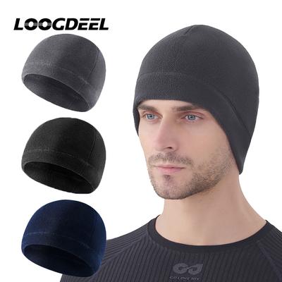 Touca Grossa à Prova de Vento Loogdeel Touca de Inverno para Exterior Touca de Esqui Unissex Adequada para Unisex Quente Touca de Inverno Gorro de Lã Polar Macio