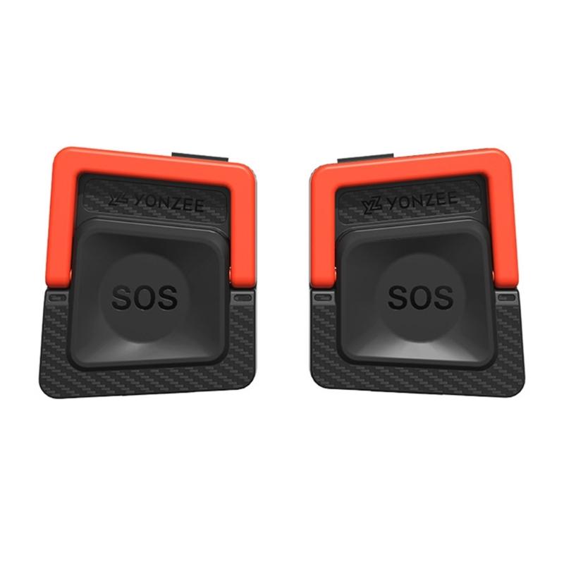 

Upgrades Rear Door Emergency Handle Solution Easy to Install High Strength Designs Rear Door Safety Handle for Vehicle 1 червоний/чорний