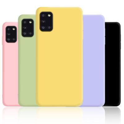 Liquid Silicone Soft Phone Case for Samsung Galaxy A31 A41 A51 A71 A11 A21S A12 A22 A32 A42 A52 A72 4G 5G Back Cover Cases
