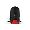New Polyurethane And Polyester Blend Basketball Bag Backpack Large Size Unisex Black Red HA4470-005