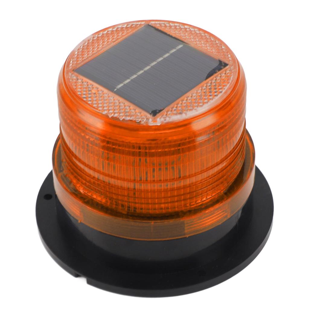 Solar Strobe Warning Safety Flashing Light Waterproof LED Emergency Warning Light with Strong