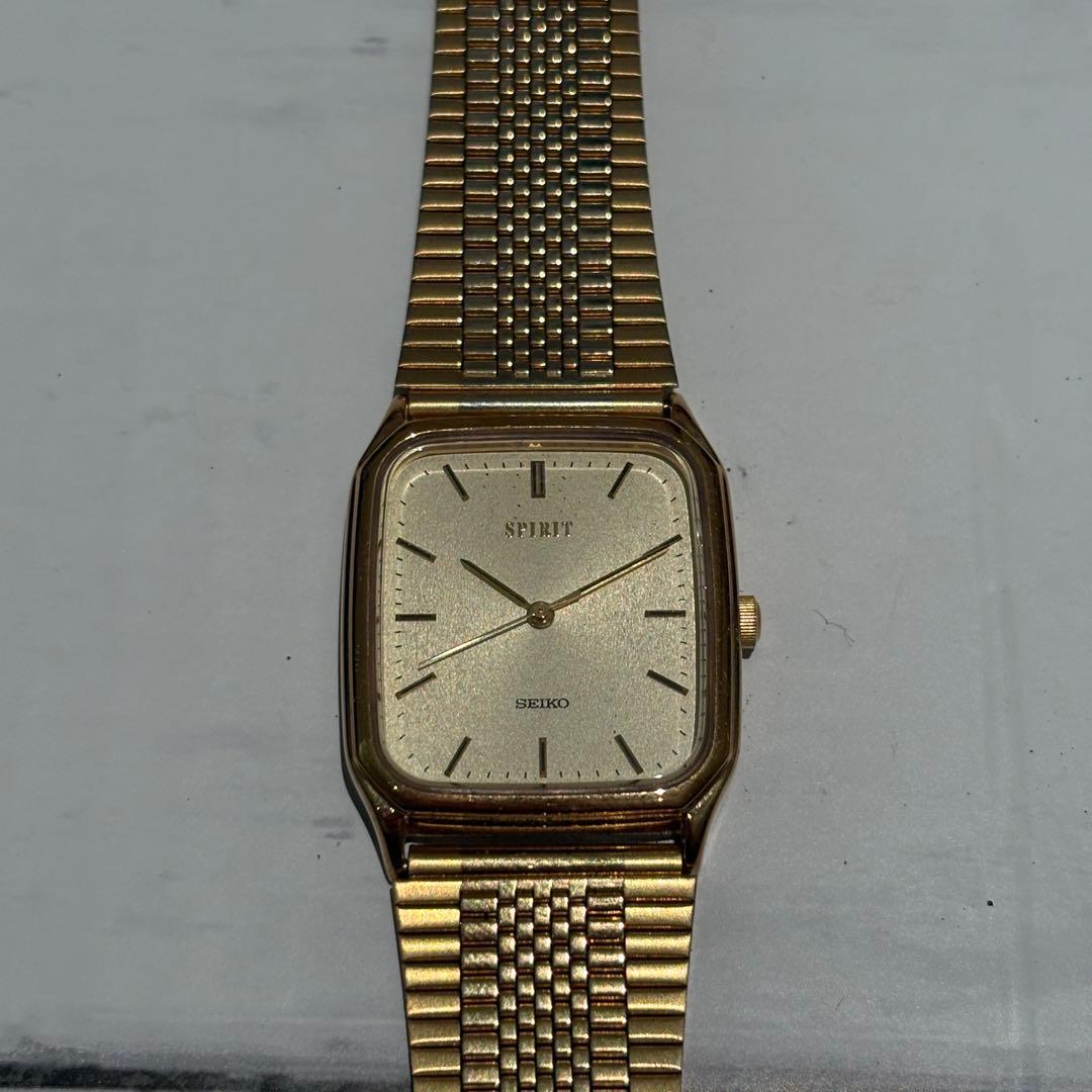 Used SEIKO SPIRIT 5E31-5B50 men s watch