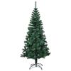 VidaXL Sapin de Noël artificiel pointes iridescentes Vert 180 cm PVC 344640