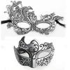 Lace Mask Set Painted Phoenix Lace Eye Mask Party Mask 2pcs For Masquerade Ball Costume Party Halloween