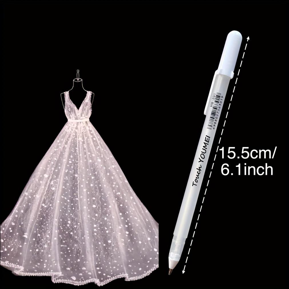 Highlighter Pens for Black Paper, Gel Ink Pens (White, Silver, Golden) with 0.9mm Nib, Ideal for Artists, Students & Journalers