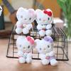 Cute Katie Cat Plush Toy Keychain Adorable Cartoon Kitten Doll Bag Pendant Stuffed Animal Keyring Characters)