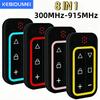 433MHZ Wireless Duplicator 8CH Remote Control 300-915mhz Multi-frequency Garage Door Rechargeable 868MHz Copy Gate Controller Gate Key Duplicator