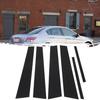 6Pcs For 2008-2012 Honda Accord Pillar Black Post Door Trim Car Auto Accessories