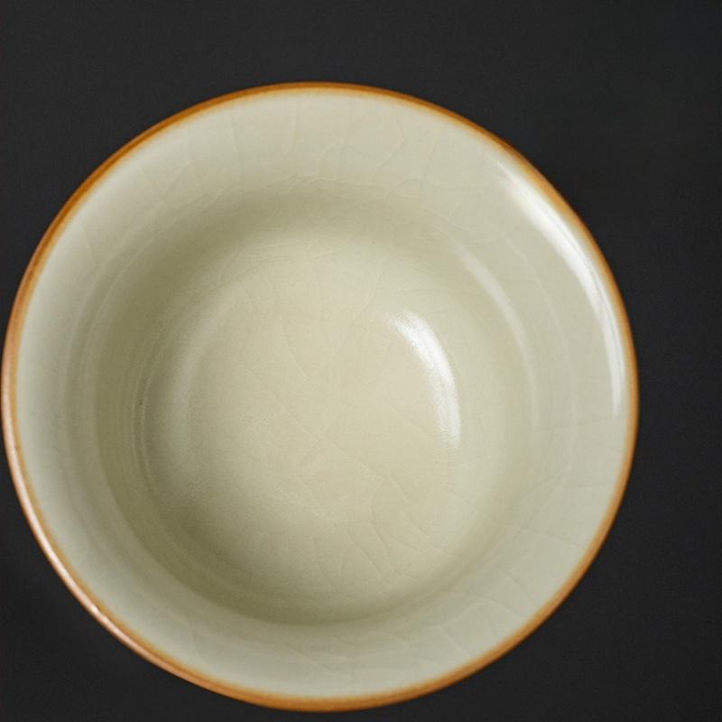 100ml Ru Kiln Blue And White Dragon Patterned Tea Cup Ceramic Pressed Hand Cup Personal Use High-end Opening Kungfu Tea Set