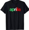 T-SHIRT NUOVA APRILIA Tutte le taglie S M L XL XXL 3XL 4XL colori Nero, Bianco