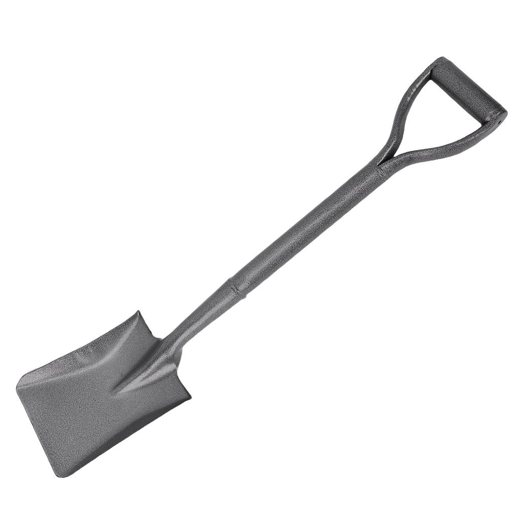 All Metal Shovel for Digging Gardening Planting Small Shovel Spade Short Round D Handle Mn Steel 76cm