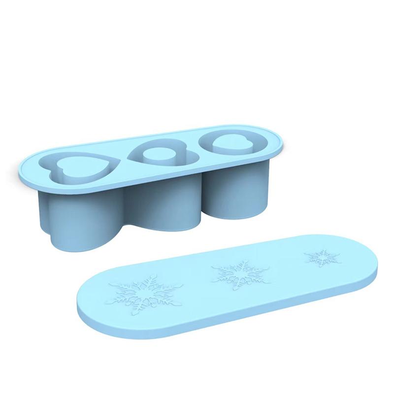 

Ice Cube Tray for Stanley Silicone Ice Cube Maker 3 Hollow Water Cup Ice Lattice