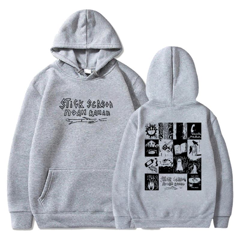 

Noah Kahan Stick Season Толстовка 2023 World Tour Уличная одежда с длинными рукавами Женская и мужская толстовка с капюшоном Одежда в стиле хип-хоп L