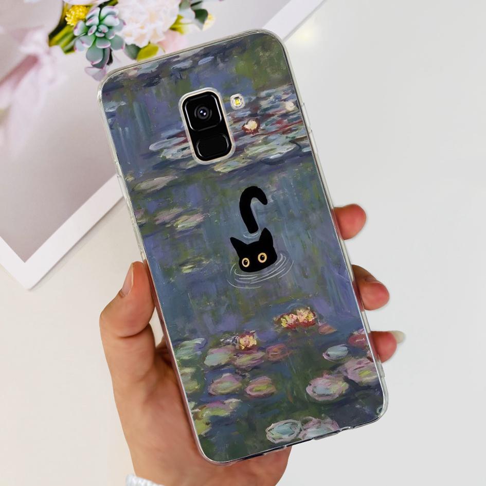 For Samsung Galaxy A8 Plus 2018 Case SM-A730F Cover Cute Cartoon Silicone Soft TPU Phone Case For Samsung A8 2018 SM-A530F Coque