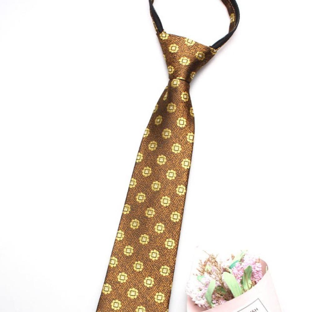 8CM Floral Neck Ties Adjustable Wedding Necktie Men Casual Business Formal Tie Party