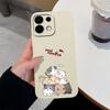 For Oppo K13 Realme 5 6 7 10 8 9 Pro Plus A5X A5 Phone Cases Candy Color Cute Cat Patterns Liquid Silicone Upgraded Shockproof Housing For Oppo Covers