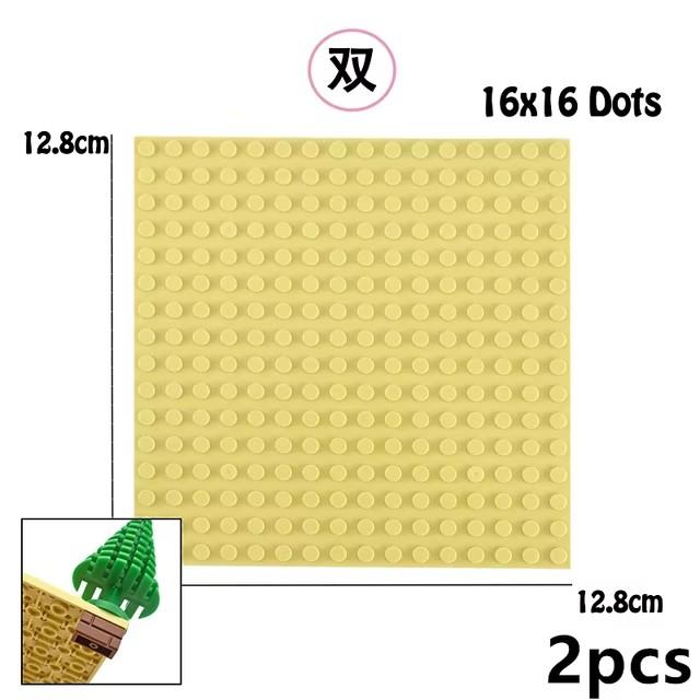 Double-sided 32x16 32x32 Dots Base Plate Classic Small Bricks Baseplates Building Blocks Compatible brand Construction kids toys