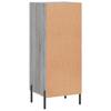 Vidaxl Cabinet, Sonoma Grey Oak, 34.5X34X90 Cm Material Wood-Based