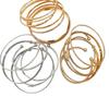 6Pcs/7Pcs Europe American Style Wide Open Bangle Set Gold Silver Exaggerated Bracelet  Girls