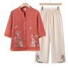 Hodo Women's Chinese Style Summer Two-Piece Outfit