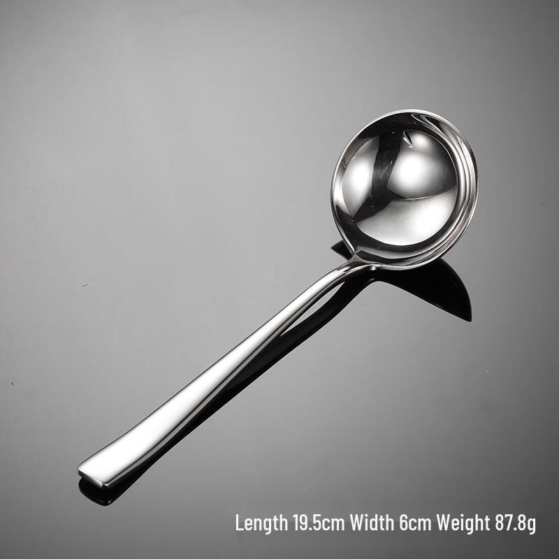 Qianxing 304 Stainless Steel Round Head Soup Ladle Set (5 Pcs)