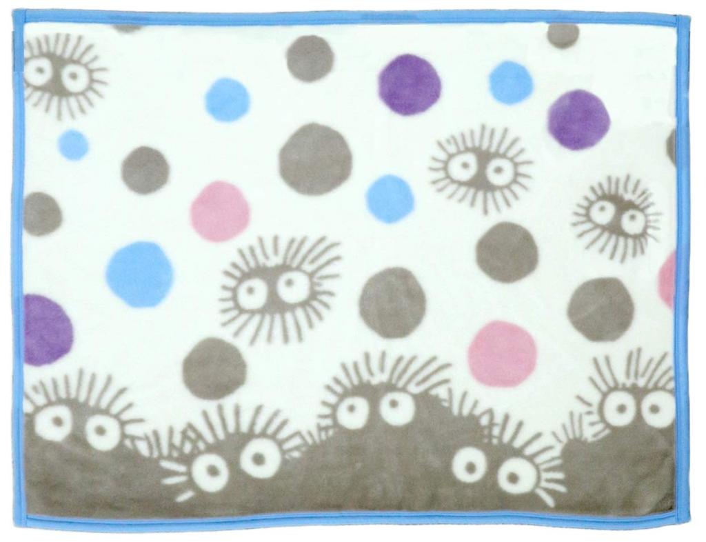 Marushin Throw Ghibli My Neighbor Totoro 70 x 100cm Kurosuke Pop Made in Japan Acrylic Blanket 1125008700