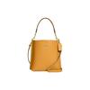 Mollie Metal Logo Solid Leather Handbag 22 Women's Mustard Yellow