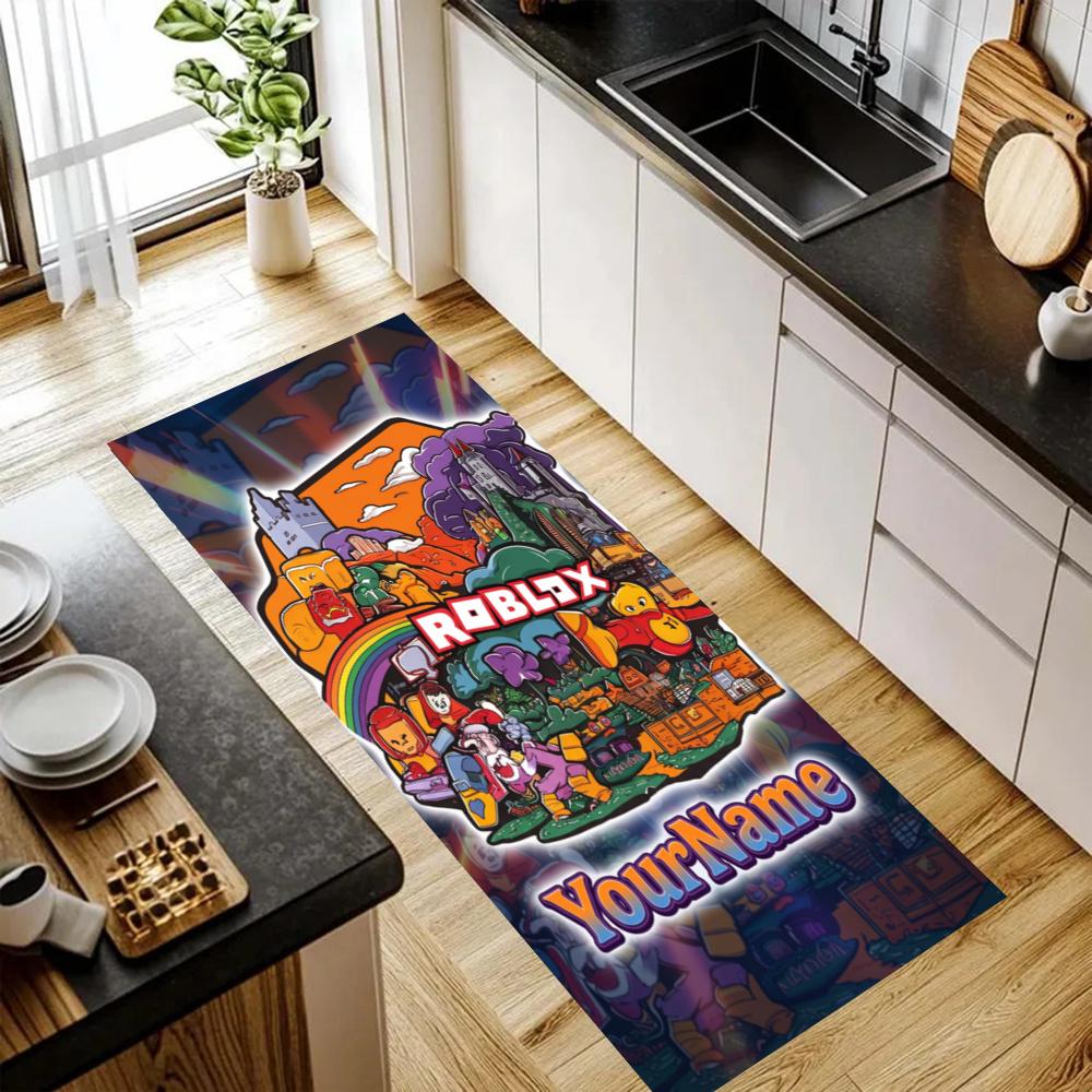Roblox Customize Your Name Kitchen Rug Runner Rug Laundry Mat Hallway Entryway The Best Gift Choice