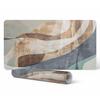 Decorative Table Mat with Premium Print Abstract Waves 100X50 Cm