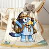 Bluey 50 Blanket Soft & Cozy Suitable for Seaside Bedding Office for All Occasions Stylish Decor Ideal Gift for Friends Family Couples Picnic