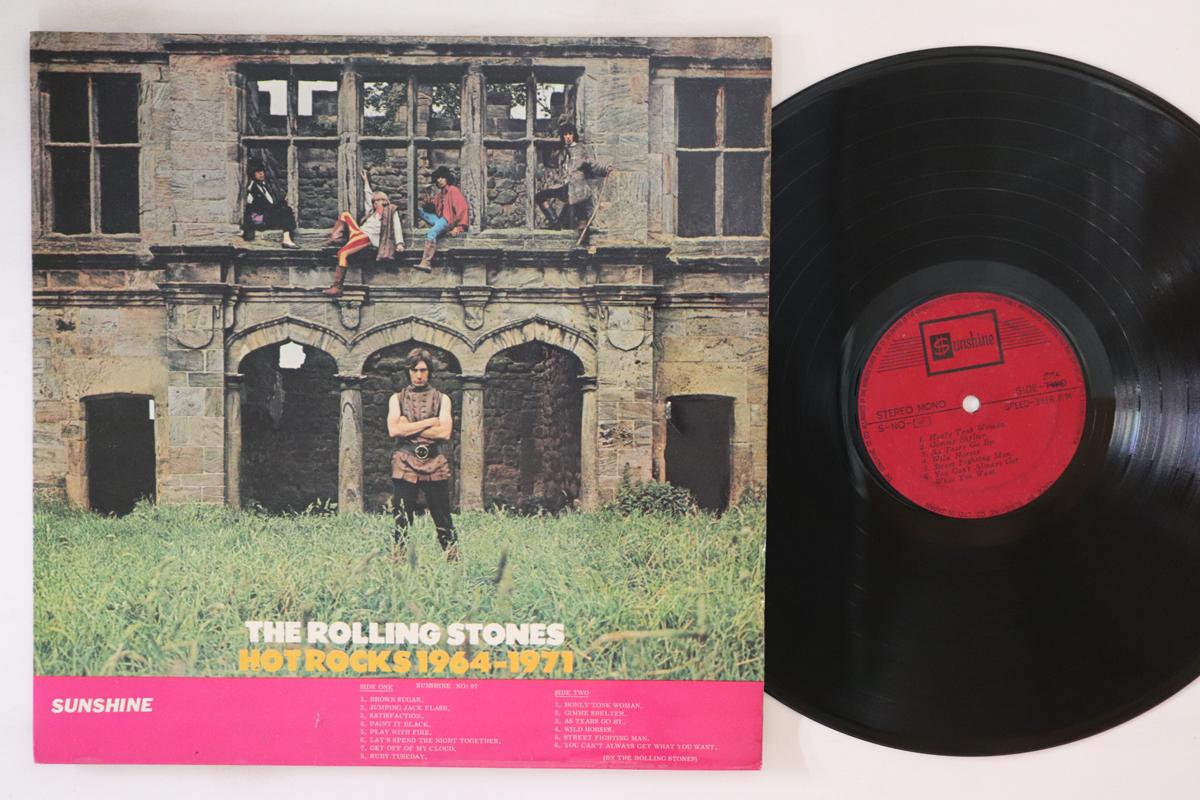 

LP Record ROLLING STONES Hot Rocks 19641971 SNO97 SUNSHINE 1973 Japan Rock Used