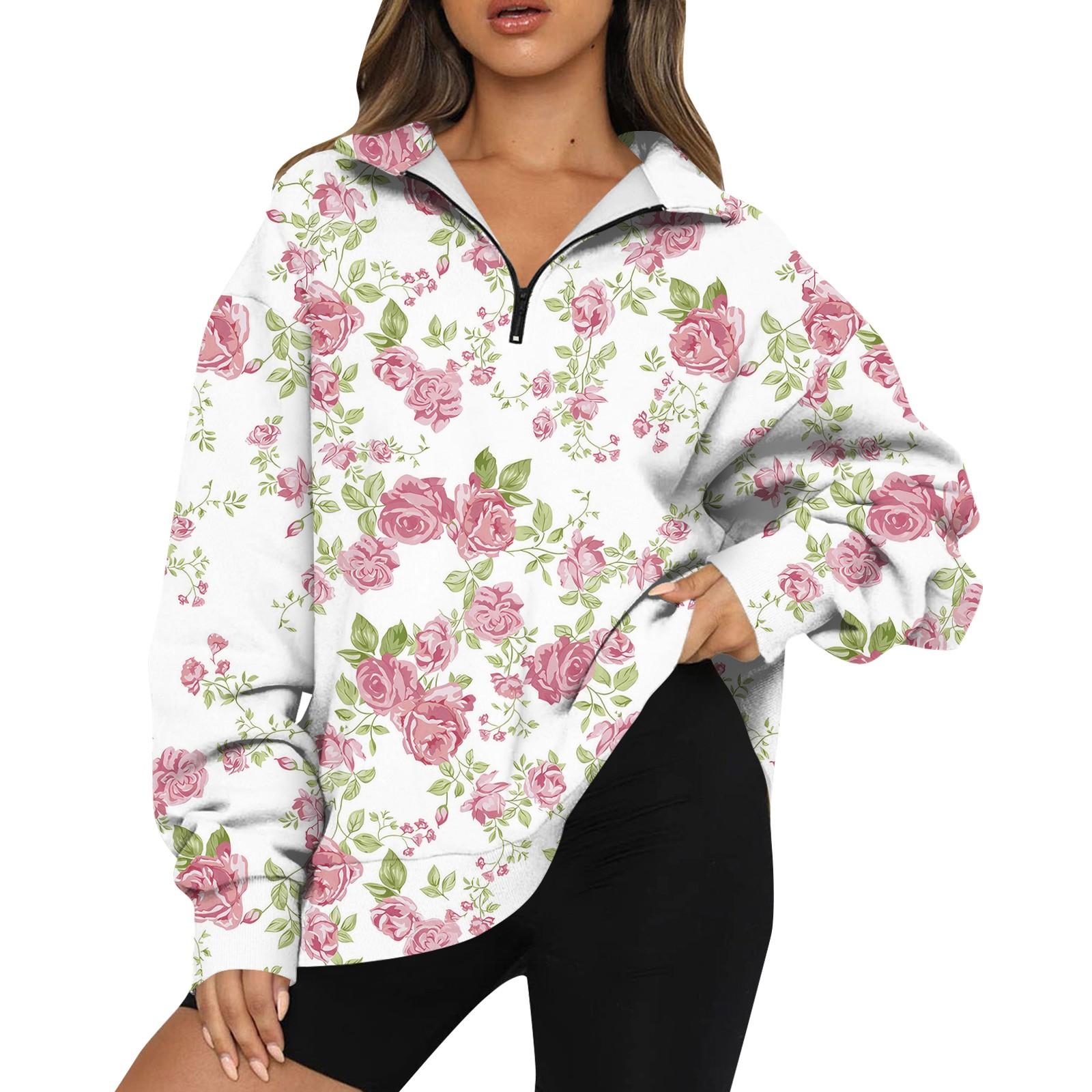 

Женская мода, повседневный пуловер с длинными рукавами и капюшоном, толстовка с принтом на Хэллоуин XL розовый